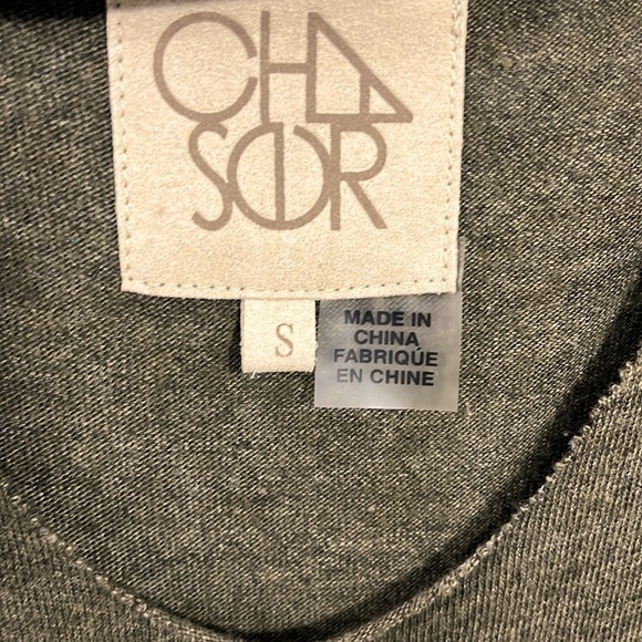 Chaser green dress rolled cap sleeves drawstring waist, pockets peep hole @ neck - Picture 6 of 10